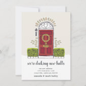 Deck New Halls Holiday Moving Faire-part (Devant)