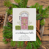 Deck New Halls Holiday Moving Faire-part