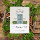 Deck New Halls Holiday Moving Faire-part