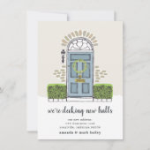 Deck New Halls Holiday Moving Faire-part (Devant)