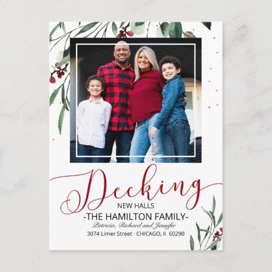 Deck New Halls Moving Faire-part photo (Devant)