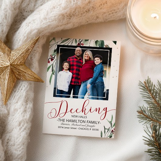 Deck New Halls Moving Faire-part photo