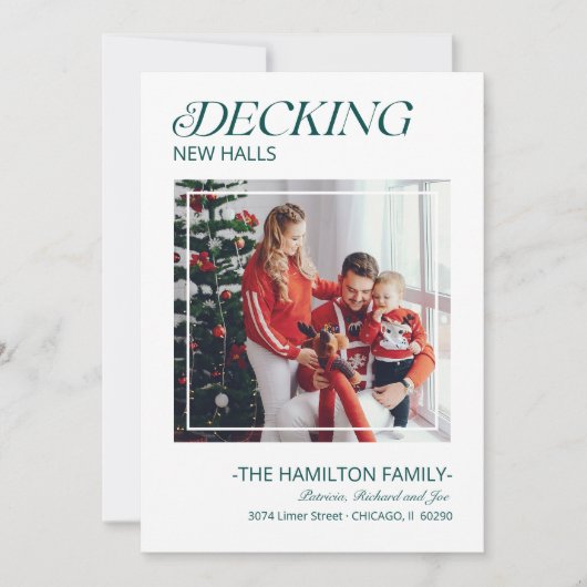Deck New Halls Moving Faire-part photo (Devant)