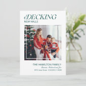 Deck New Halls Moving Faire-part photo (Debout devant)