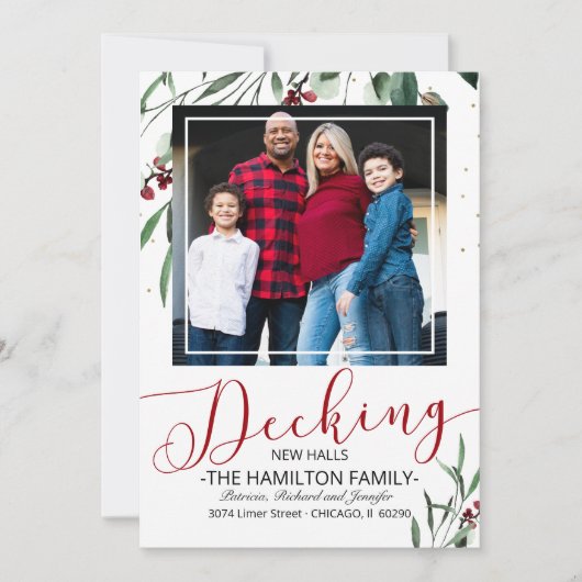 Deck New Halls Moving Faire-part photo (Devant)