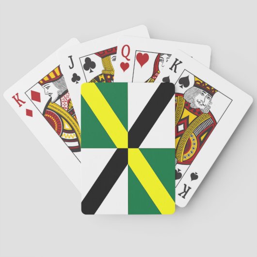 Deck Playing Cards with Flag of Monterey, USA Pokerkaarten (Achterkant)