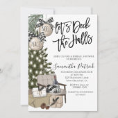 Deck the Halls Christmas Bridal Shower Invitation (Devant)