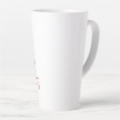 Deck The Halls Kantoorhumor Latte Mok (Rechterhoek)