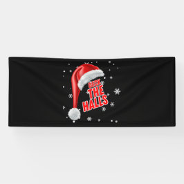 Deck The Halls Sneeuw Collectie 2.5x6 Vinyl Banner