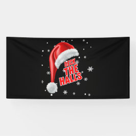 Deck The Halls Sneeuw Collectie 4x8 Vinyl Banner