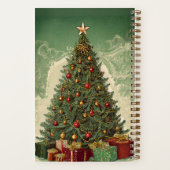 "Deck the Halls" stijl Christmas Journal Notitieboek (Achterkant)