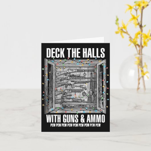 Deck The Halls With Guns & Ammo Kaart (Gele Bloem)