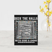 Deck The Halls With Guns &amp; Ammo  Kaart (Gele Bloem)