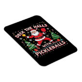 Deck The Halls With Pickleballs Magneet (Rechterzijde)