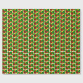 "Deck the Halls" wrapping paper Cadeaupapier (Vlak)