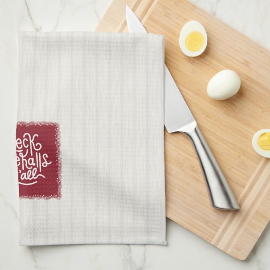 Deck the Halls Y'all Theedoek (Quarter Fold)