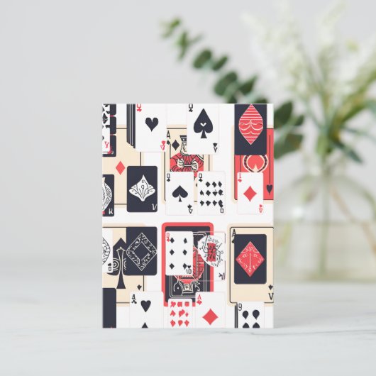 Deck van kaarten | Abstract modern (Staand voorkant)