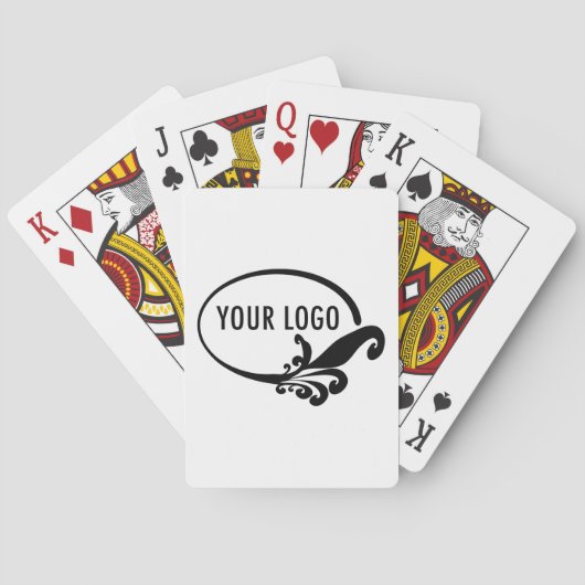 Deck voor afspeelkaarten Aangepaste Logo promotie Pokerkaarten (Achterkant)