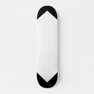  deck voor zwart en wit patroon skateboard