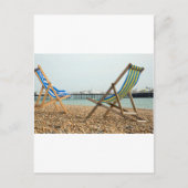 Deckchairs & shingle briefkaart (Voorkant)