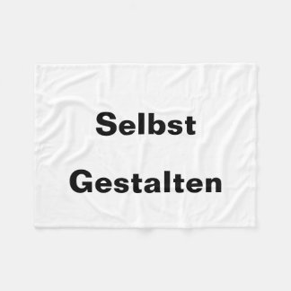 Decke Selbst Gestalten Fleece Deken