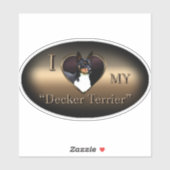 Decker Terrier Vinyl Sticker (Vel)