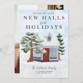 Decking New Halls for the Holidays Photo Feestdagenkaart (Voorkant / Achterkant)