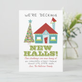 Decking Nieuwe Zalen Kerstvakantie Verhuizen Aankondiging (Staand voorkant)