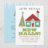 Decking Nieuwe Zalen Kerstvakantie Verhuizen Aankondiging (Voorkant / Achterkant)