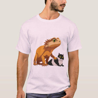 Declan's kat & hagedis T-shirt
