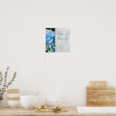 Déclaration d'amour Affiche Photo Bleue (Cuisine)