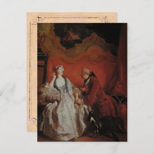 Déclaration d'amour ~ Carte postale / Invitations (Devant / Derrière)