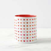 Déclaration d'amoureux de tasse d'amour de coeurs (Centre)