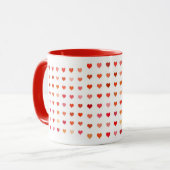 Déclaration d'amoureux de tasse d'amour de coeurs (Devant gauche)