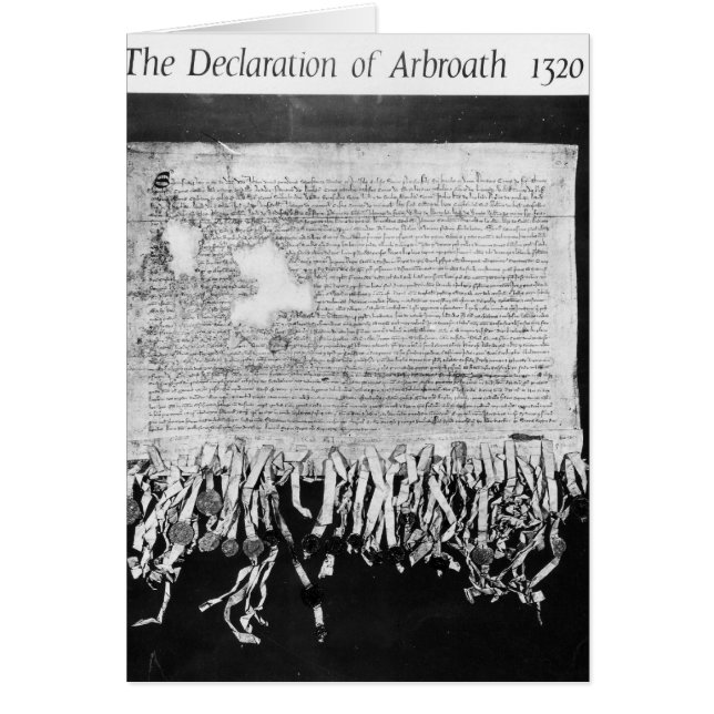 Déclaration d'Arbroath, 6 avril 1320 (Devant)