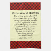 Déclaration de serviette de thé de tartan (Vertical)