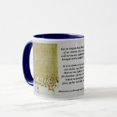 Déclaration de tasse de cadeau d'Arbroath (Devant gauche)