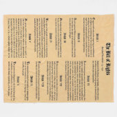 DÉCLARATION des couvertures d'ouatine des DROITS (Devant (Horizontal))