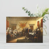 Déclaration d'indépendance Invitation (Debout devant)