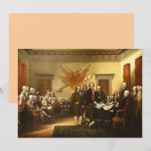 Déclaration d'indépendance Invitation (Devant / Derrière)