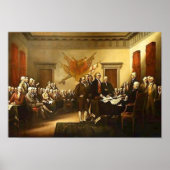 Déclaration d'indépendance Poster de John Trumbull (Devant)