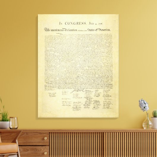 Déclaration d'indépendance toile Imprimer (Insitu(Salon))