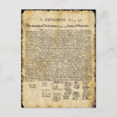 Déclaration d'indépendance Version ancienne carte (Devant)