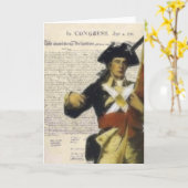 Déclaration et carte d'homme minute (Fleur jaune)