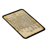 Declaration of Independence, Parchment Magneet (Rechterzijde)