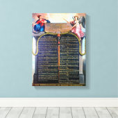 Declaration of the Rights of Man and the Citizen Canvas Afdruk (Insitu (Houten vloer))