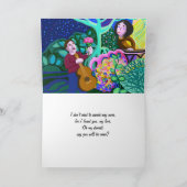 Déclaration romantique de carte d'amour (Intérieur)