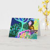 Déclaration romantique de carte d'amour (Fleur jaune)