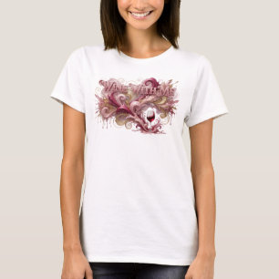Déclaration Rose VINS AVEC MOI T-shirt personnalis