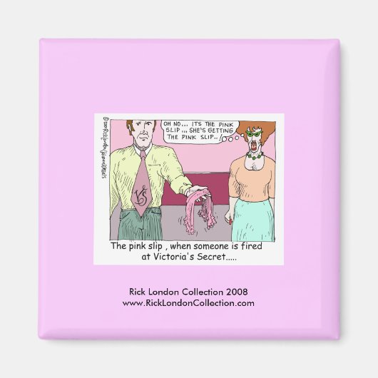 Déclenché De Victoria Secret Cartoon Magnet (Devant)